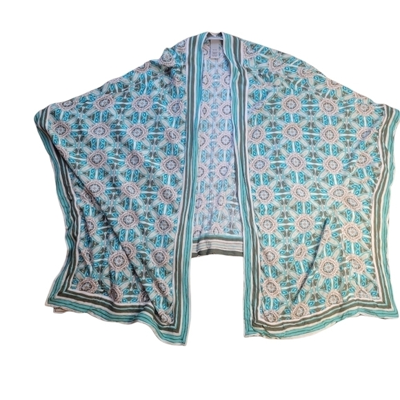 Catherine's Boho Kimono Loose Dolman Sleeves- Size 0X-1X NWOT - Picture 3 of 15